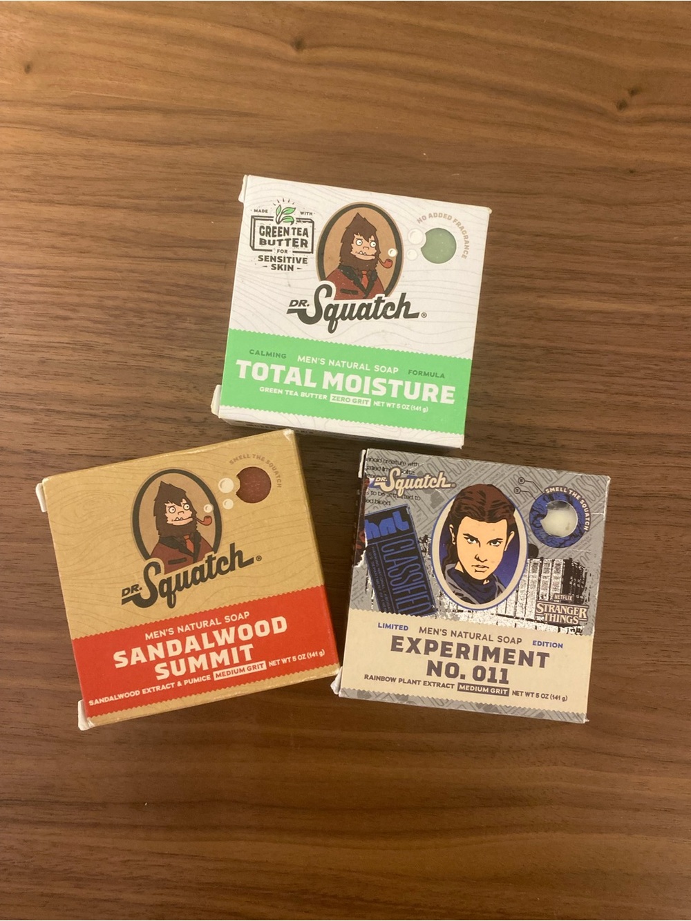 Dr. Squatch Men's Natural Soap Trio